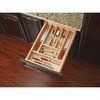 Rev-A-Shelf Rev-A-Shelf - Short Trim-to-Fit Wooden Tray Insert Utensil Organizer for Kitchen Cabinet Drawers 4WCT-1SH